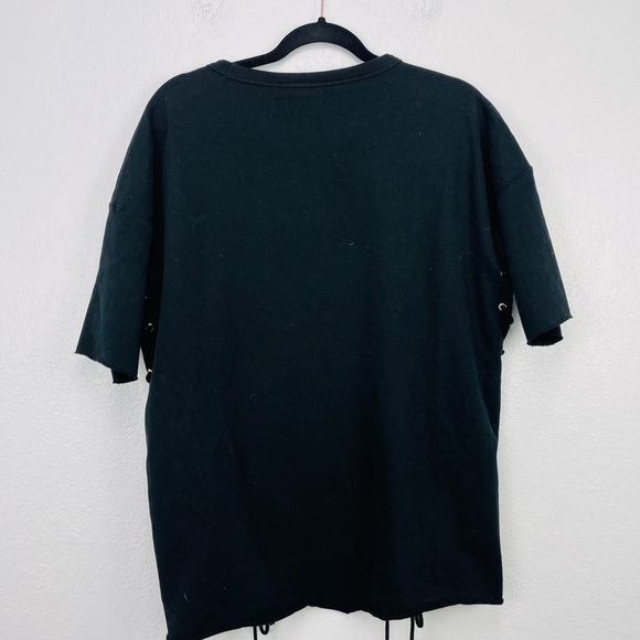 NEW Allsaints Lorhaine Lace Knit Crewneck Oversized Sweater top - Picture 7 of 7